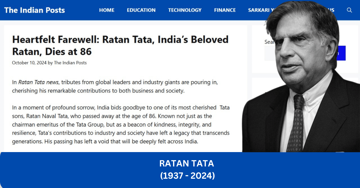 Ratan Tata Heartfelt Farewell